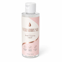 Verabrush brush cleaning liquid, angled view