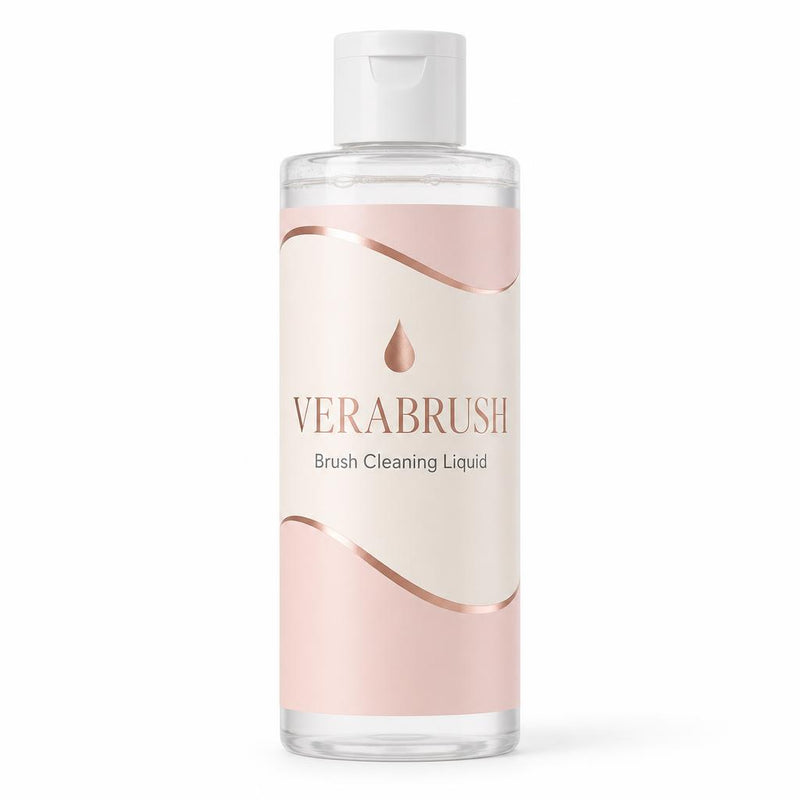 Verabrush brush cleaning liquid, front view