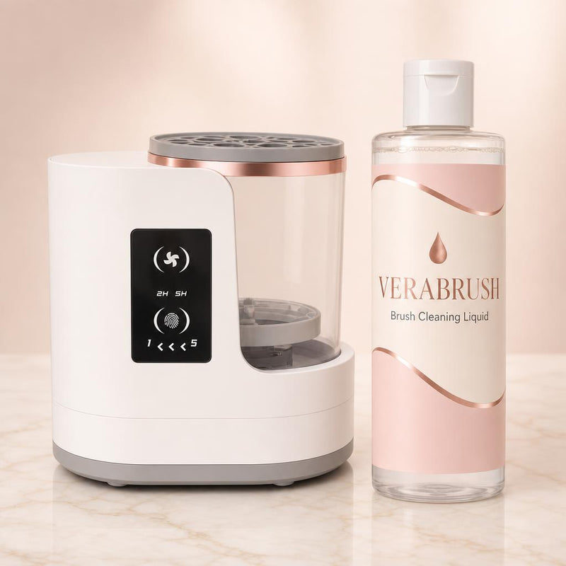 Verabrush Bundle: electric brush cleaner and cleaning liquid